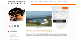 Desktop Screenshot of michaeljacksonslegacy.org